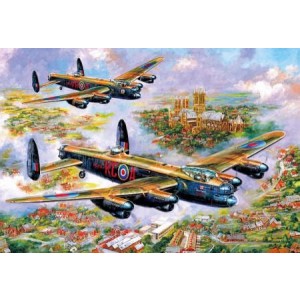 Grand puzzle - avions (500 pièces)