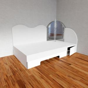 Module confort matelas à eau 160x200 cm d’angle