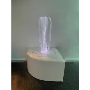 Module d'angle Tube + fibres optiques - Bisonyl 910 blanc