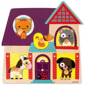 Puzzle musical Janod - Mes petits amis