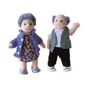 Joyk - Poupées grandparents - lot de 2