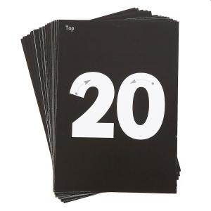 Inserts pour planches à dessin - chiffres 1-20
