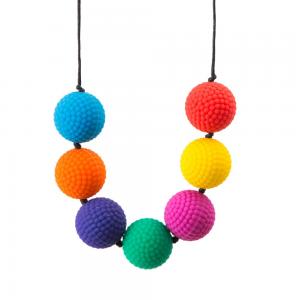 Collier de perles de mastication