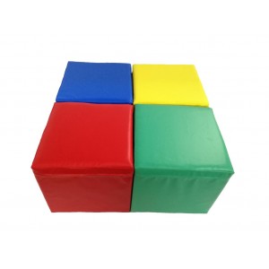 Cubes colorés - polyester pvc