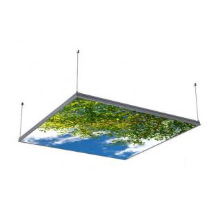 Panneau LED 120x120 cm pour suspension/fixation plafond (avec supports)