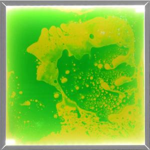 Dalle lumineuse à gel liquide -vert