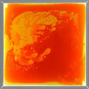 Dalle lumineuse à gel liquide - orange