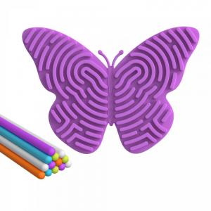 Tableau d’activités sensoriel en silicone - papillon
