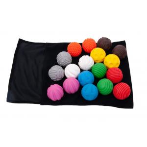 Tactiles balles - lot de 18