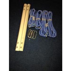 Jeu de cordes, bâtons, crochets pour siège balançoire - petit (nouveau)