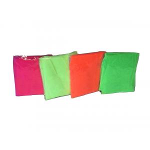 Foulard UV fluorescent - lot de 4