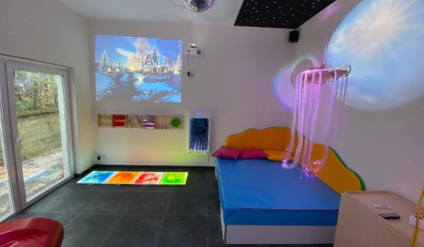 Salle Snoezelen-multisensorielle interactive