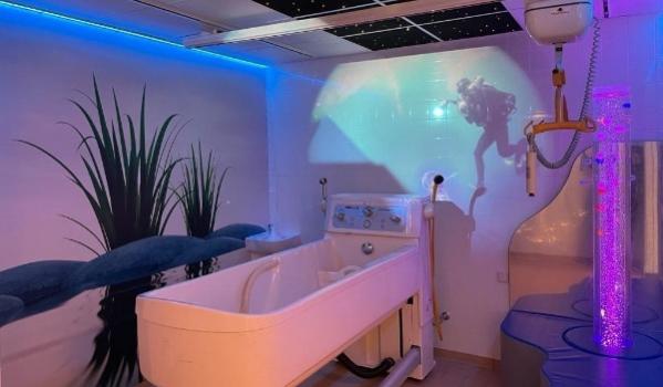 Salle de bain Snoezelen thématique